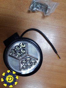Фара робоча LED 30W 6500 lm круглий корпус