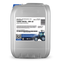 Олія моторна ДТЗ TURBO SYNT DIESEL 10W-40 API CH-4/SL каністра 10л ПЕ